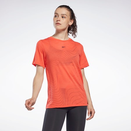 Dynamic Red Reebok Burnout T-Shirt | H49080