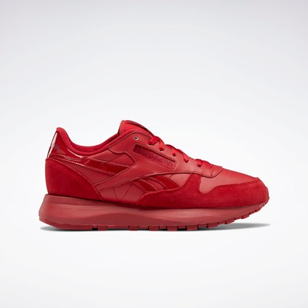 Flash Red / Flash Red / Classic Burgundy Reebok Classic Leather SP Shoes | GY7139