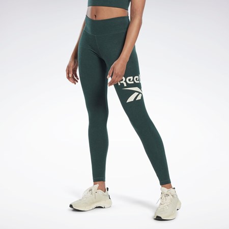 Forest Green Mel Reebok Reebok Identity Logo Leggings | HJ9959