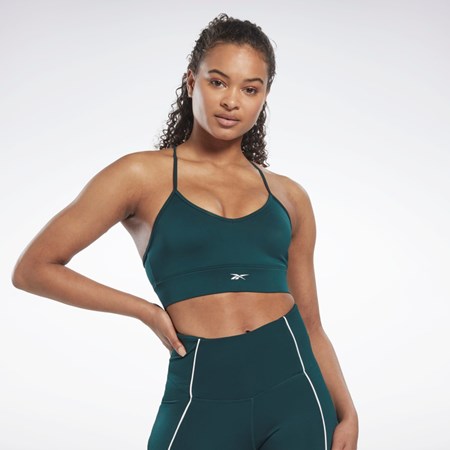 Forest Green Reebok Workout Ready Sports Bra | HI6924