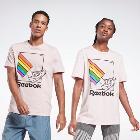 Frost Berry Reebok Pride Graphic T-Shirt | H42549