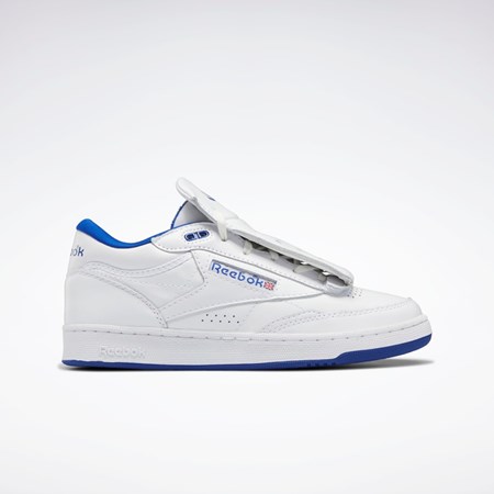 Ftwr White / Cobalt / Chalk Reebok Club C Mid II Mountain Research Shoes | GX9046