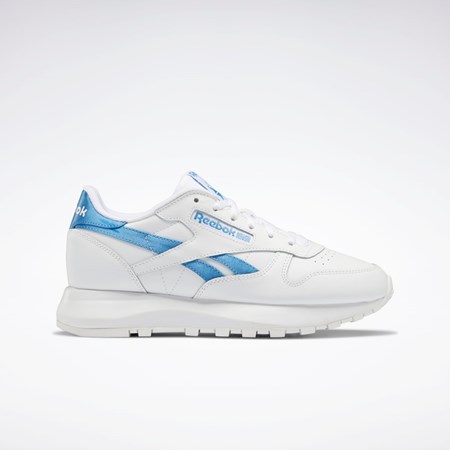 Ftwr White / Ftwr White / Essential Blue Reebok Classic Leather SP Shoes | GW4465