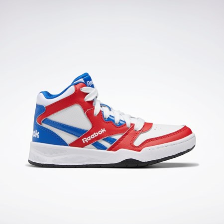 Ftwr White / Vector Red / Vector Blue Reebok BB 4500 Court Shoes - Preschool | GX1457