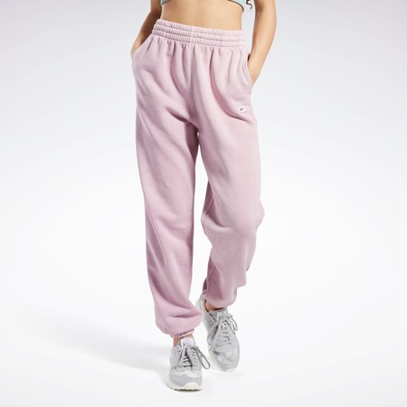 Infused Lilac Reebok Classics Natural Dye Fleece Pants | HK4953