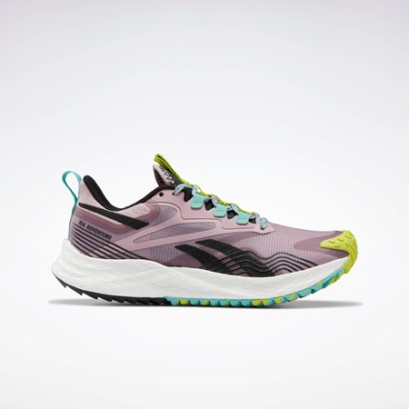 Infused Lilac / Semi Classic Teal / Acid Yellow Reebok Floatride Energy 4 Adventure Running Shoes | GX4800