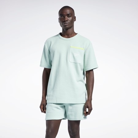 Light Sage Reebok Classics Terry T-Shirt | H54418