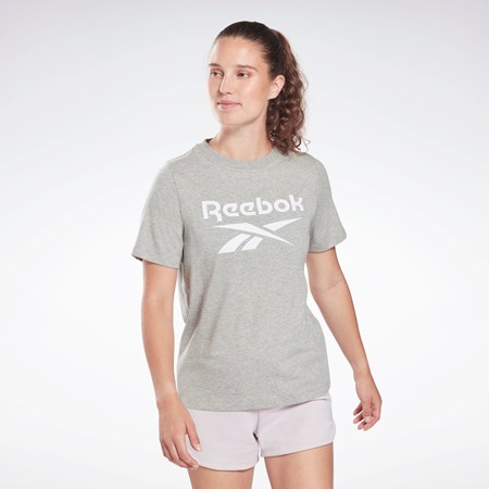 Medium Grey Heather Reebok Reebok Identity T-Shirt | HB2272