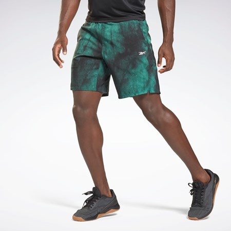 Midnight Pine Reebok Epic Lightweight Printed Training Shorts | GS6588