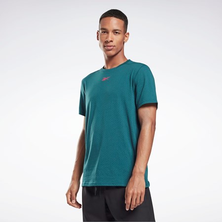 Midnight Pine Reebok Workout Ready Mesh T-Shirt | H59333