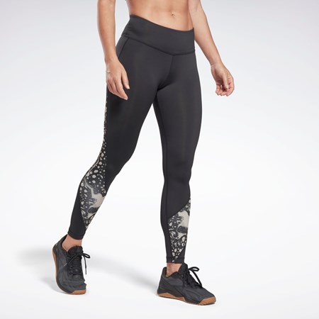 Night Black Reebok Modern Safari Leggings | HB1060