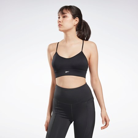 Night Black Reebok Workout Ready Sports Bra | GR9473