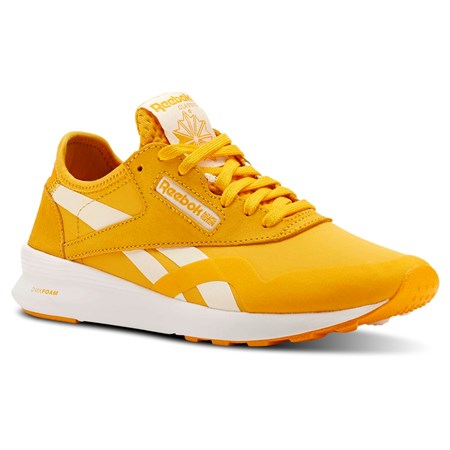 Og Blocking / Fierce Gold / Chalk / White Reebok Classic Nylon Shoes | CN3630