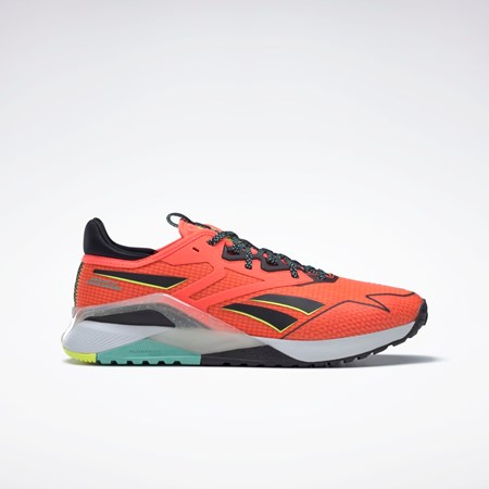 Orange Flare / Core Black / Solar Acid Yellow Reebok Nano X2 TR Adventure Training Shoes | GY2116