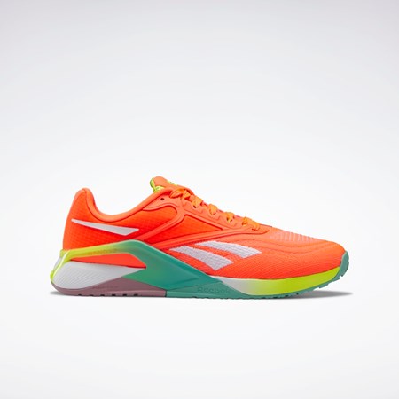 Orange Flare / Ftwr White / Acid Yellow Reebok Reebok Nano X2 Training Shoes | HQ6300