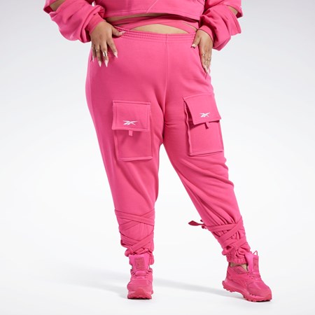 Pink Fusion Reebok Cardi B Knit Pants (Plus Size) | HH9144