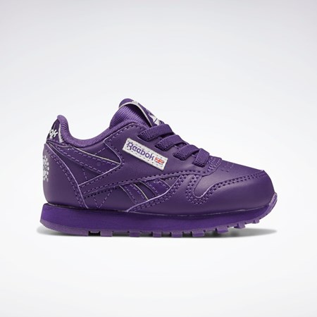 Purple Emperor / Purple Emperor / Purple Emperor Reebok Popsicle Classic Leather Shoes - Toddler | HR0665