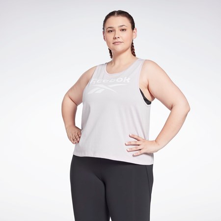 Quartz Glow Reebok Reebok Identity Tank Top (Plus Size) | H62518