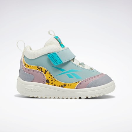 Seaside Grey / Always Yellow / Classic Teal Reebok Weebok Storm X Shoes - Toddler | GV8546