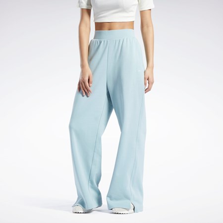 Seaside Grey Reebok Classics Wide-Leg Pants | HH7378