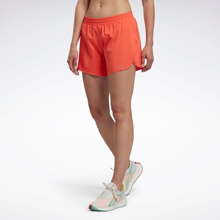 Semi Orange Flare Reebok Running Shorts | HK4767