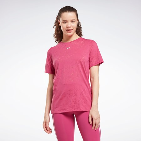 Semi Proud Pink Reebok Burnout T-Shirt | HI4058