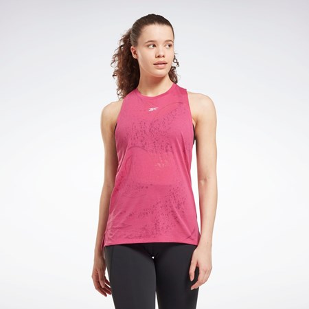 Semi Proud Pink Reebok Burnout Tank Top | HI4055