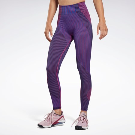 Vector Blue Reebok United By Fitness Myoknit Seamless Leggings | HK4836