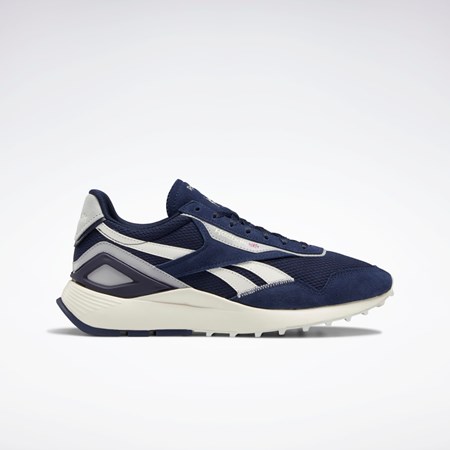 Vector Navy / Chalk / Pure Grey 3 Reebok Classic Leather Legacy AZ Shoes | GX4785