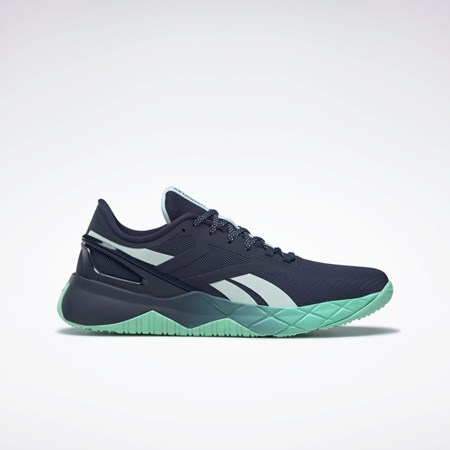 Vector Navy / Opal Glow / Hint Mint Reebok Nanoflex TR Training Shoes | GZ0254