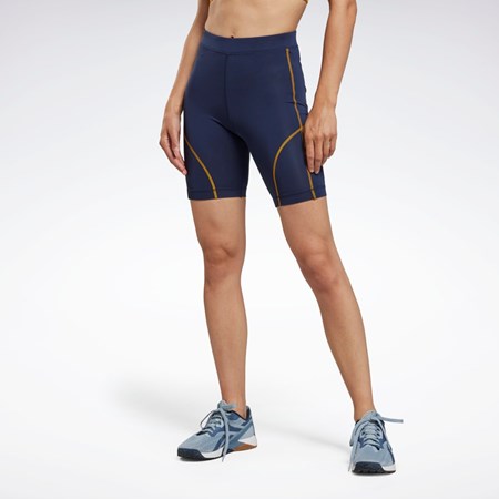 Vector Navy Reebok MYT Short Tights | HK4751