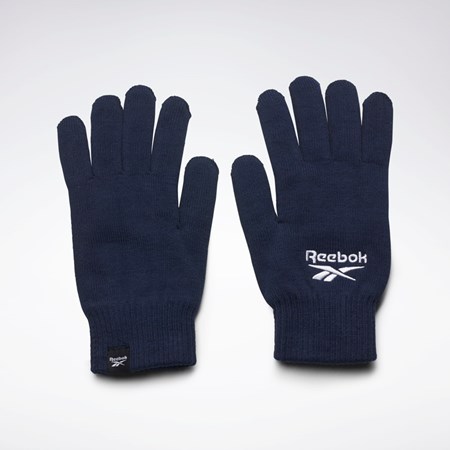 Vector Navy Reebok Sports Essentials Logo Gloves | GH0473