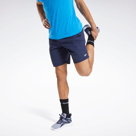 Vector Navy Reebok Training Essentials Utility Shorts | FU3282