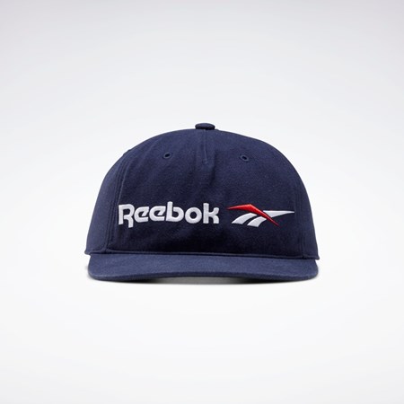 Vector Navy / Vector Navy Reebok Classics Vector Flat Peak Hat | GP0129