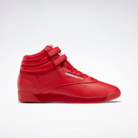 Vector Red / Vector Red / Ftwr White Reebok Freestyle Hi Shoes | GV6724