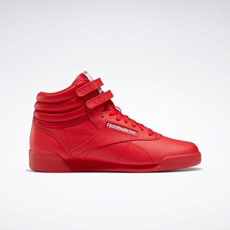 Vector Red / Vector Red / Ftwr White Reebok Freestyle Hi Shoes - Grade School | GW9516