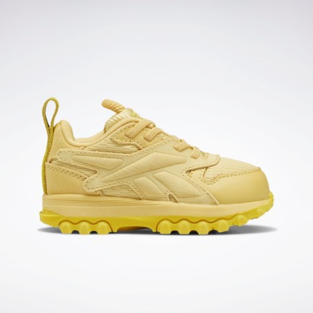 Weathered Yellow / Weathered Yellow / Utility Yellow Reebok Cardi B Classic Leather V2 Shoes - Toddler | GZ4273