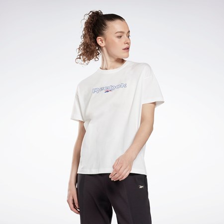 White Reebok Brand T-Shirt | HD0938