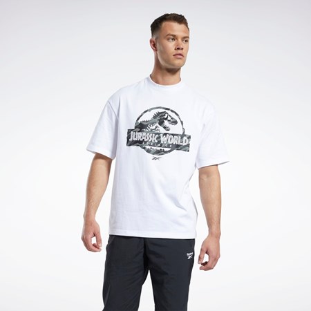 White Reebok Jurassic World T-Shirt | HS4683