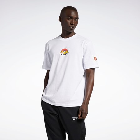 White Reebok Looney Tunes T-Shirt | HG1519