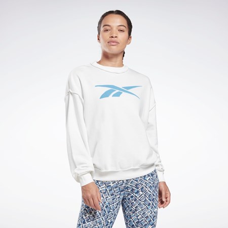 White Reebok MYT Crew Sweatshirt | HB1074