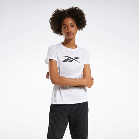 White Reebok Training Essentials Vector Graphic Tee | FU2331