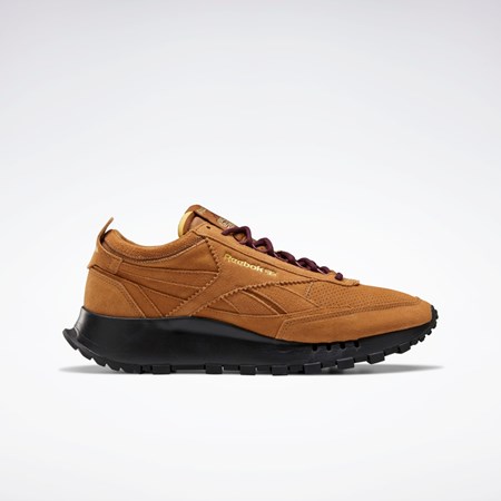 Wild Brown / Maroon / Matte Gold Reebok SNS Classic Leather Legacy Shoes | GZ8707